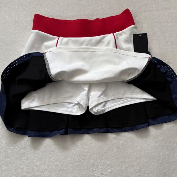 MICHI High Waist Electric Tennis Skirt with Attached Shorts - Picture 4 of 9